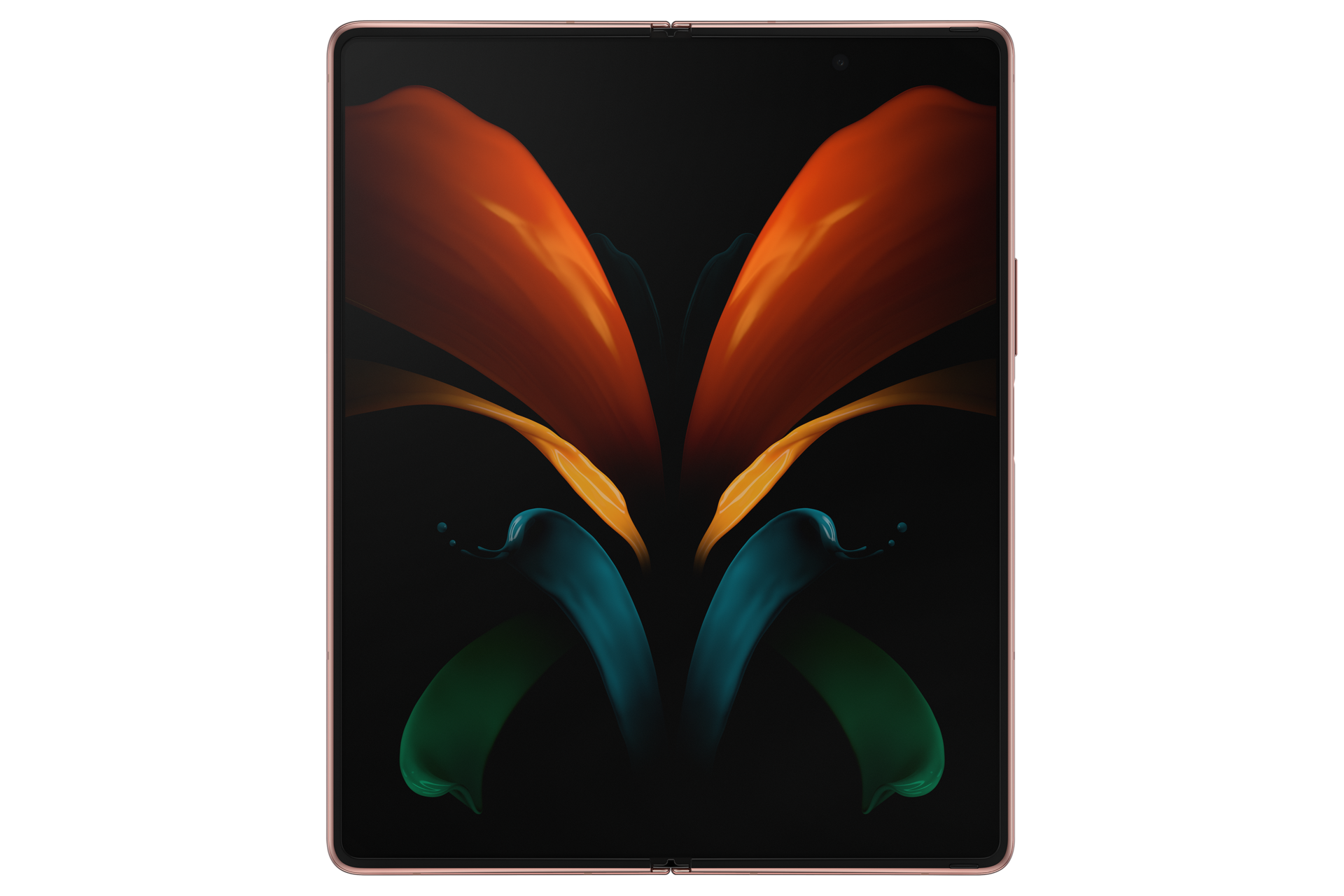 open-front Metallic Gold