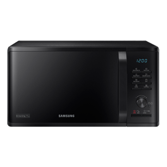 Samsung MG23K3614AW/EG - Forno a microonde con grill, 23 litri, 800 W,  grande elemento grill per un'abbronzatura uniforme, interno in ceramica  smaltata antigraffio : : Casa e cucina