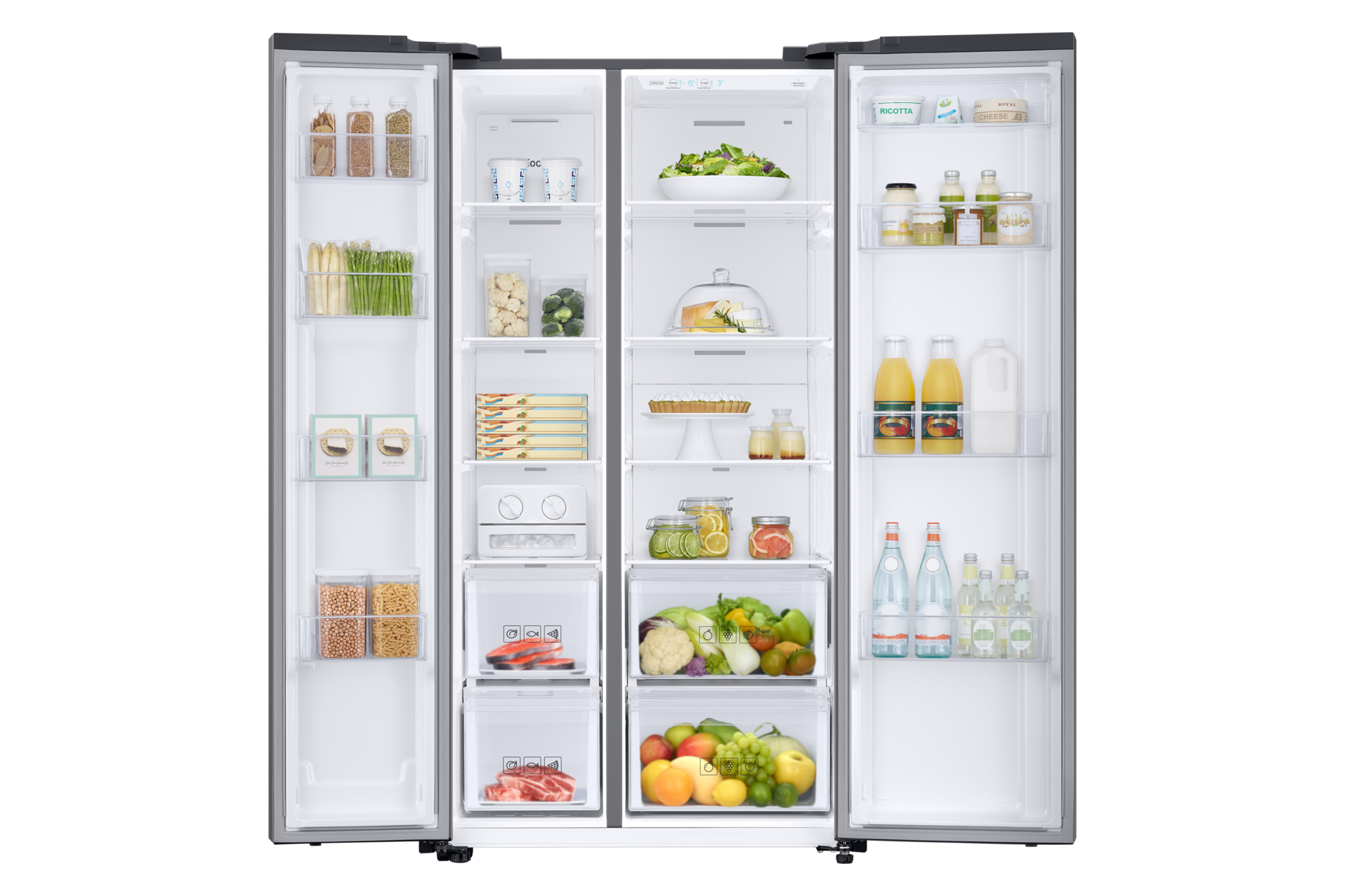 front-open-with-food silver