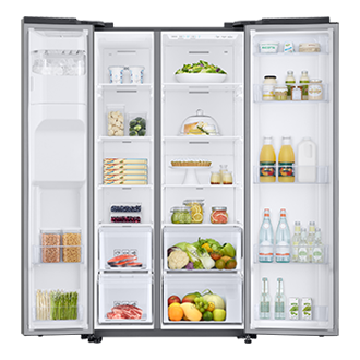 front-open-with-food titanum silver