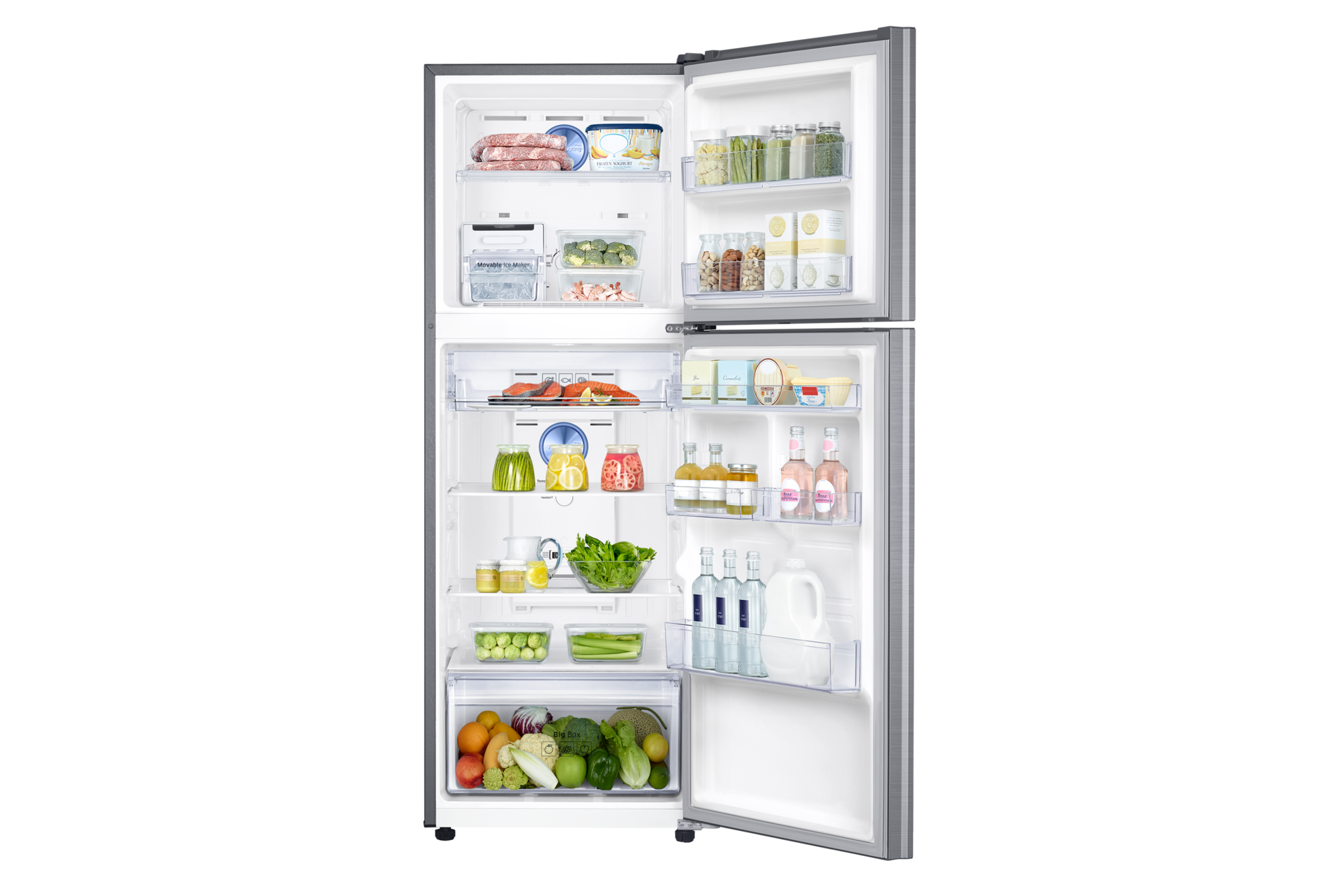 Front Open-With-Food silver