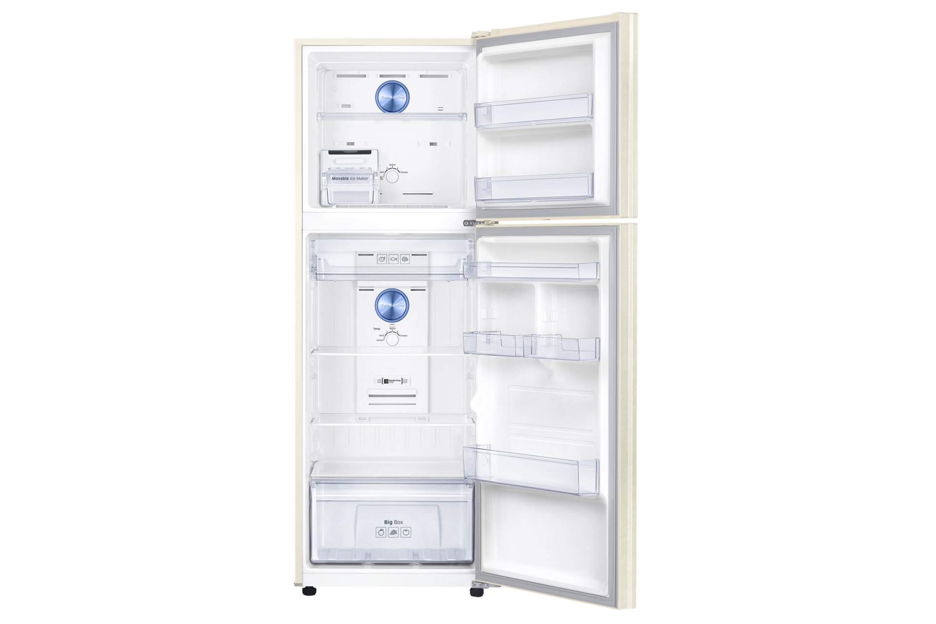 Front Open ivory white