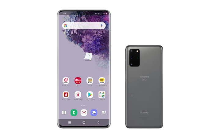 6.7インチ有機液晶 docomo Galaxy S20+ 5G SC-52A-