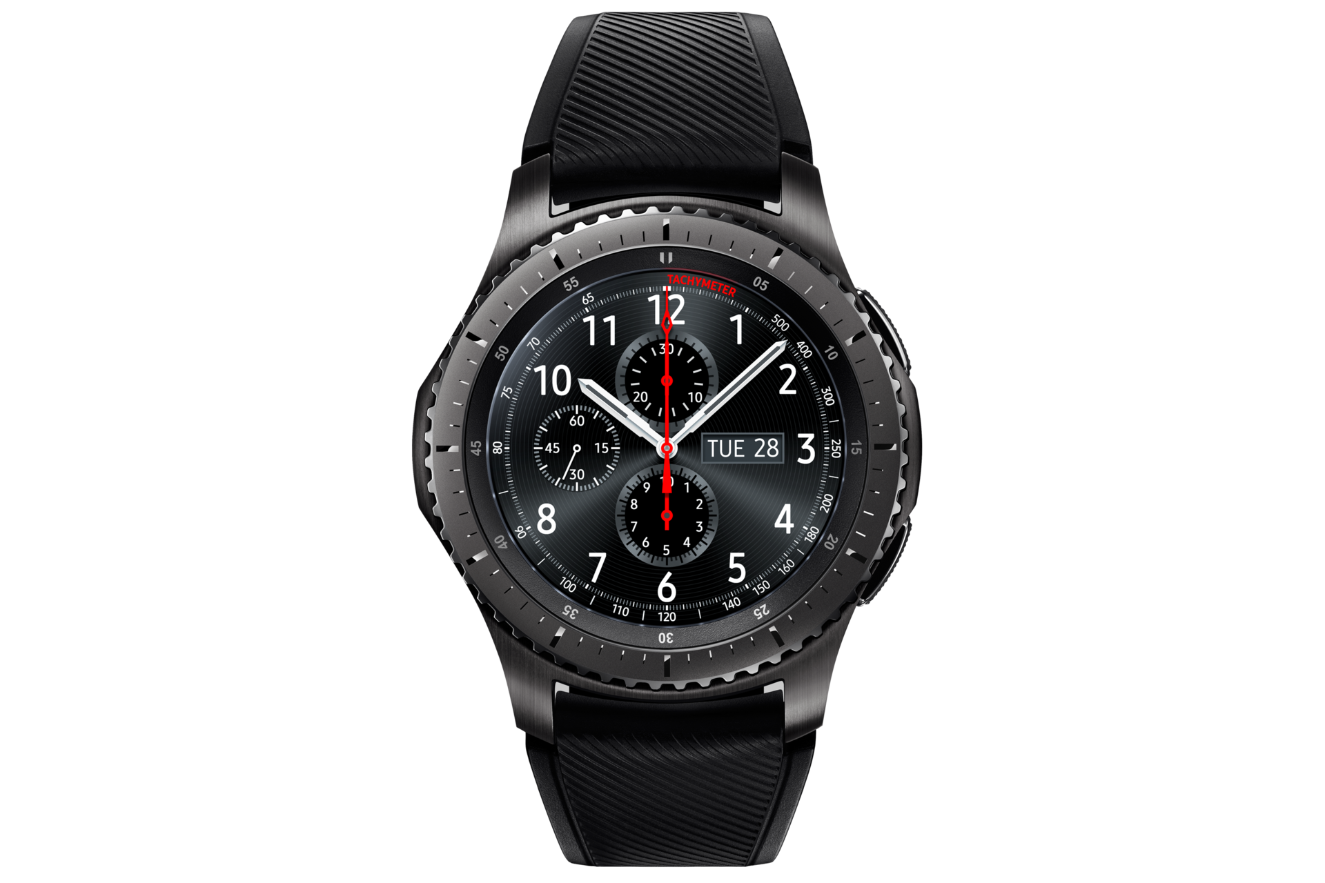 samsung galaxy watch s3 frontier素材シルバー