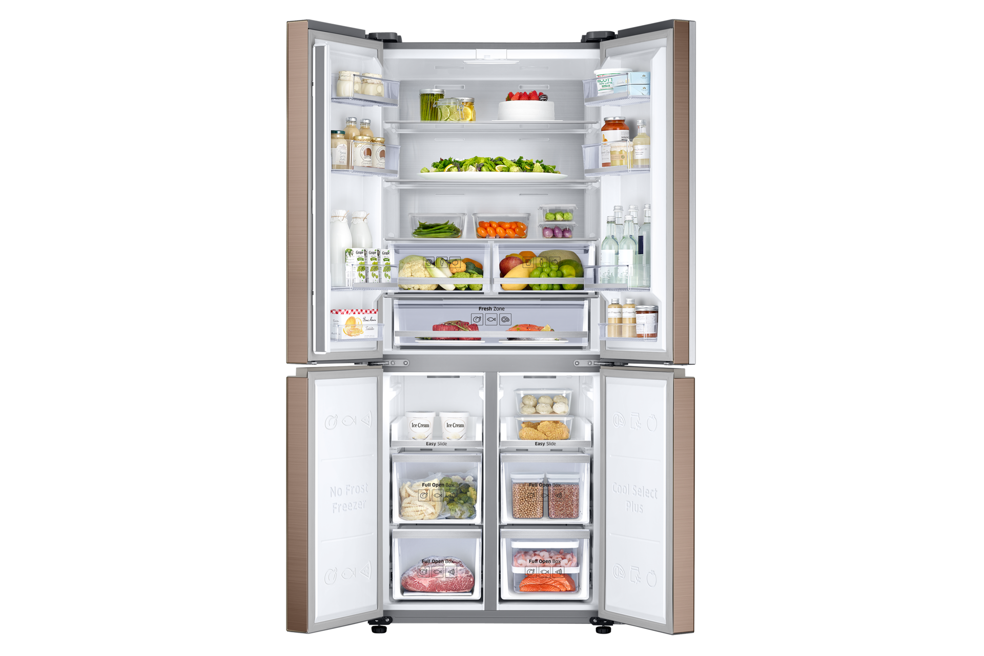 front-open-with-food brown