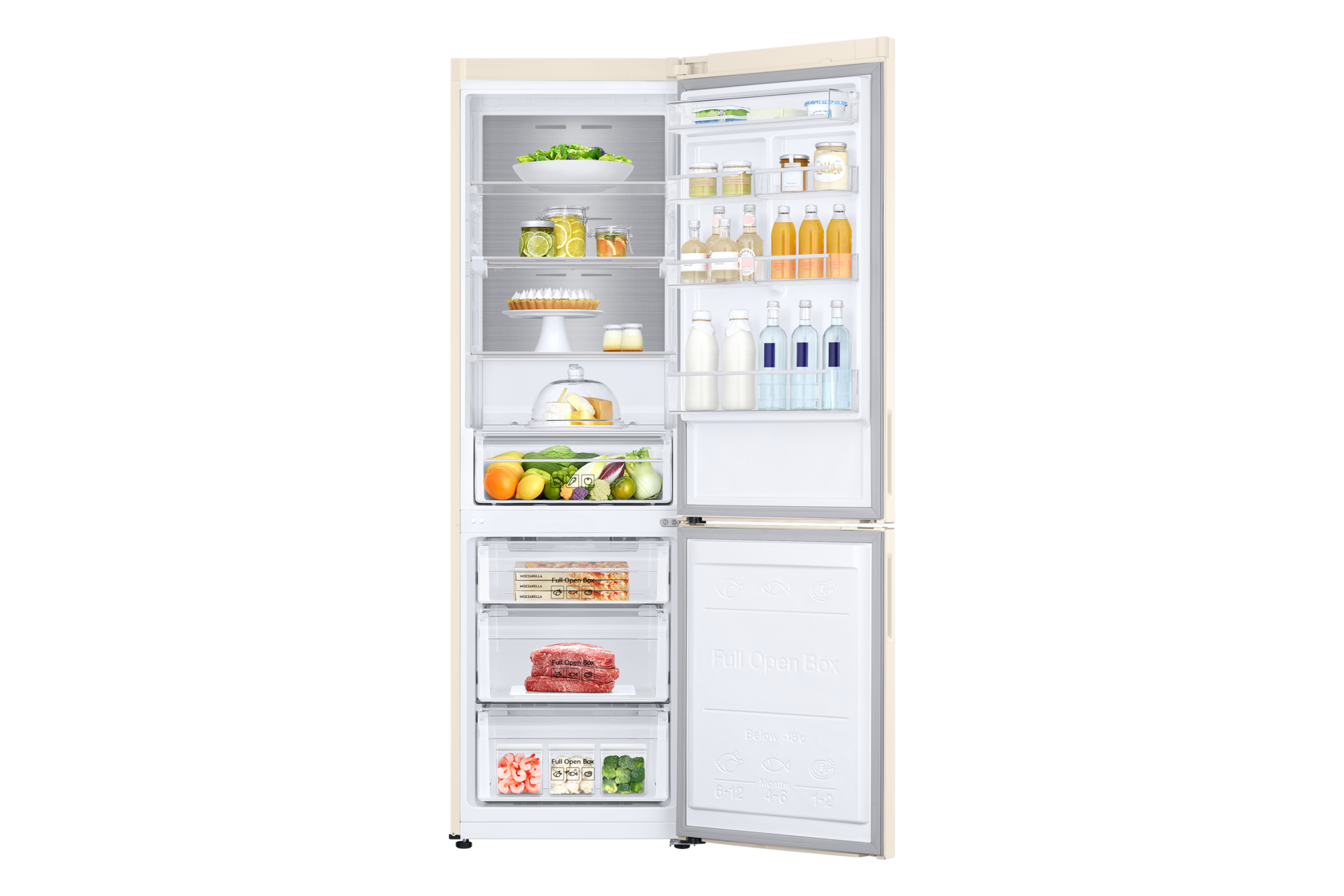 front-open-with-food brown