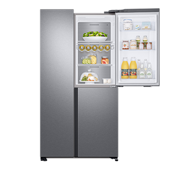 front-right-upper-open-with-food silver