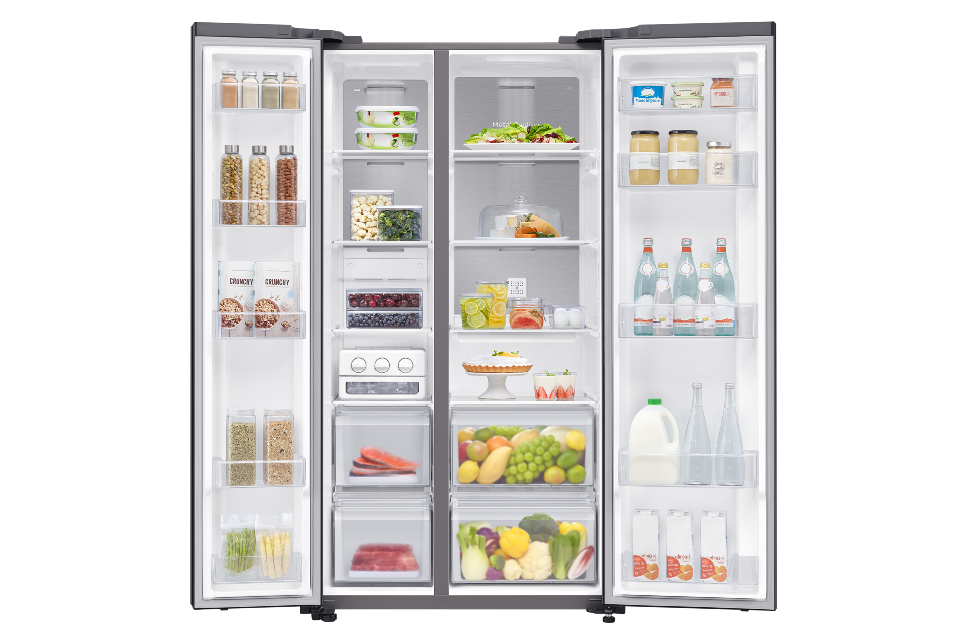 front-open-with-food white