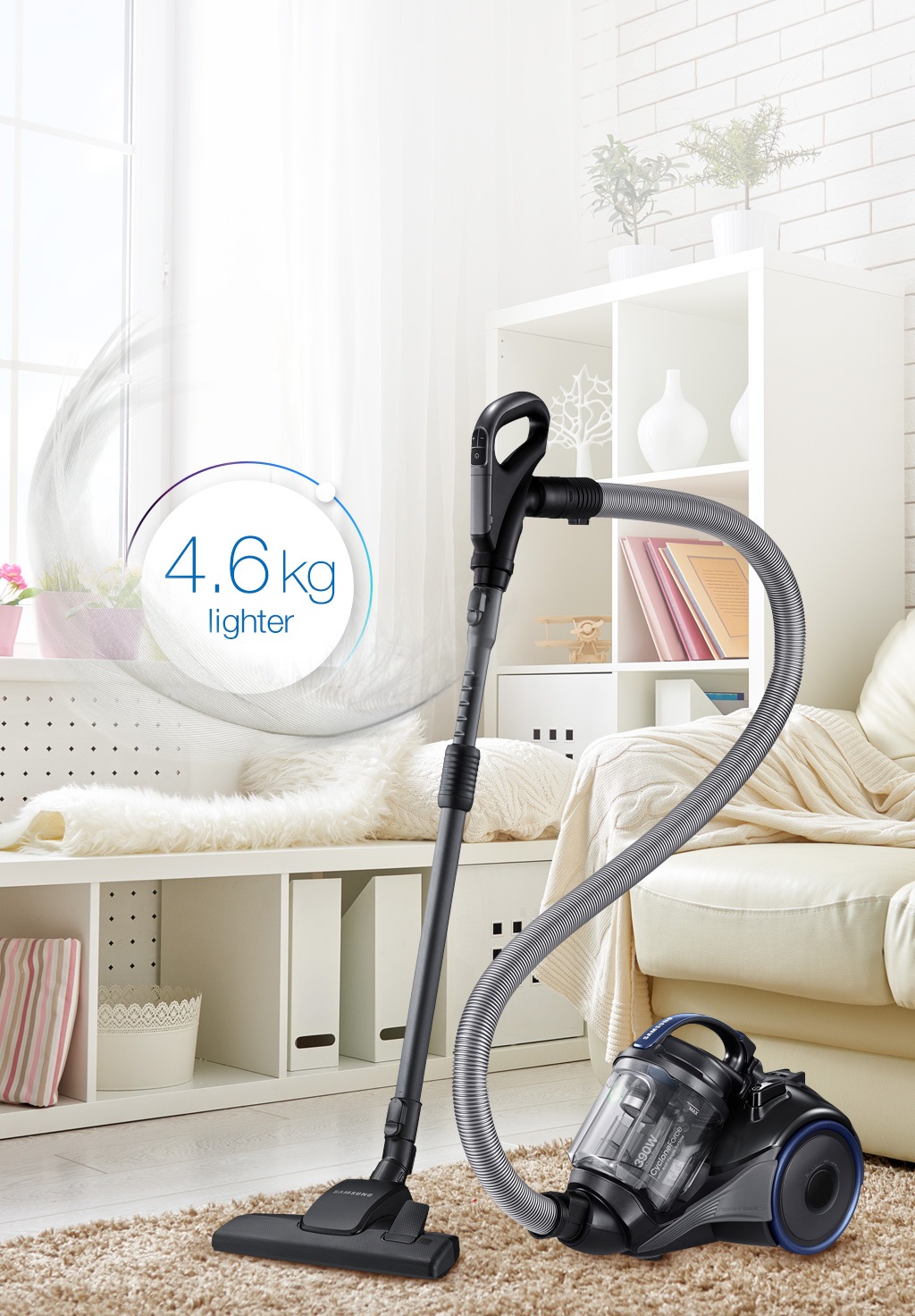 Пылесос Samsung Vc4100 Sc15k4169hd Черный Telegraph