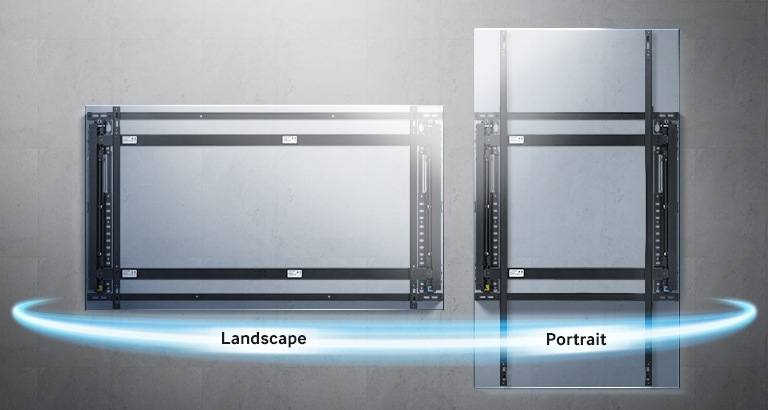 Воспользуйтесь гибкостью презентационных возможностей благодаря поддержке ландшафтного и портретного режима ориентации

