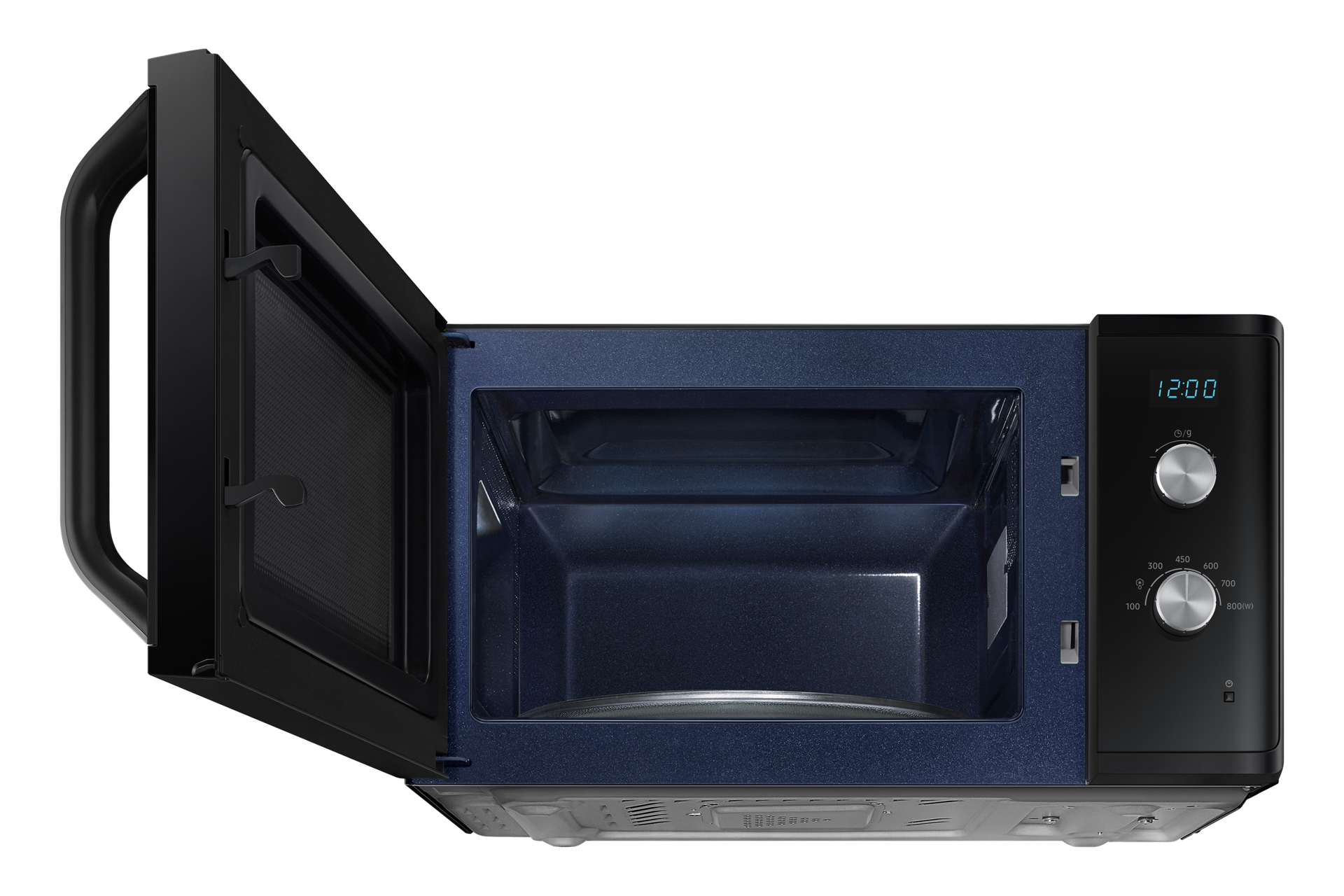 low-front-open black