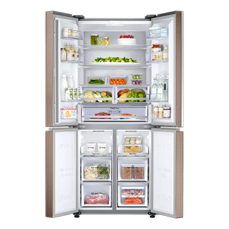 front-open-with-food brown