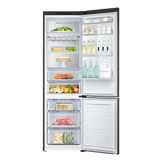 front-open-with-food black