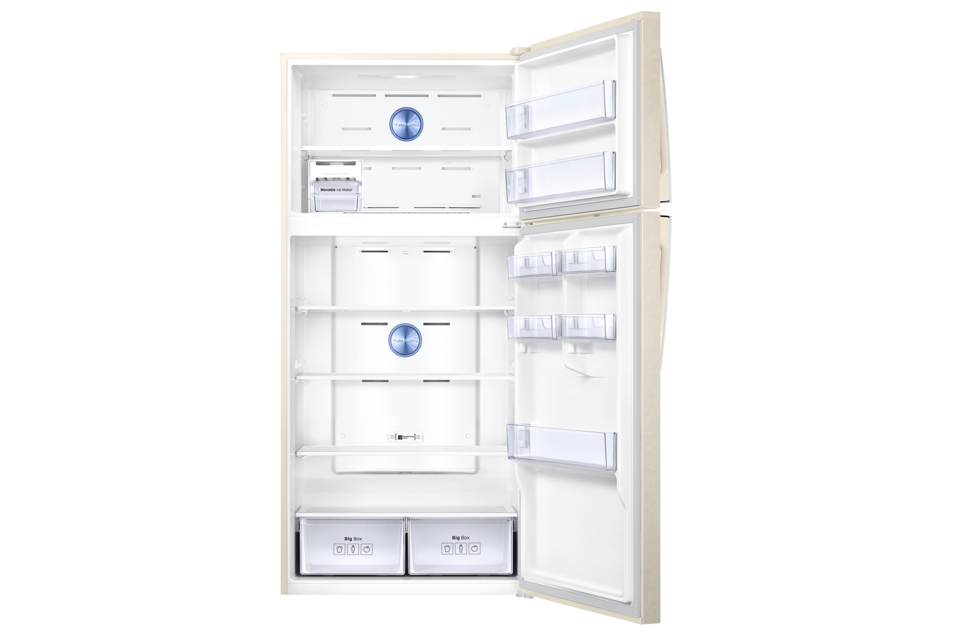 front-open gold platinum