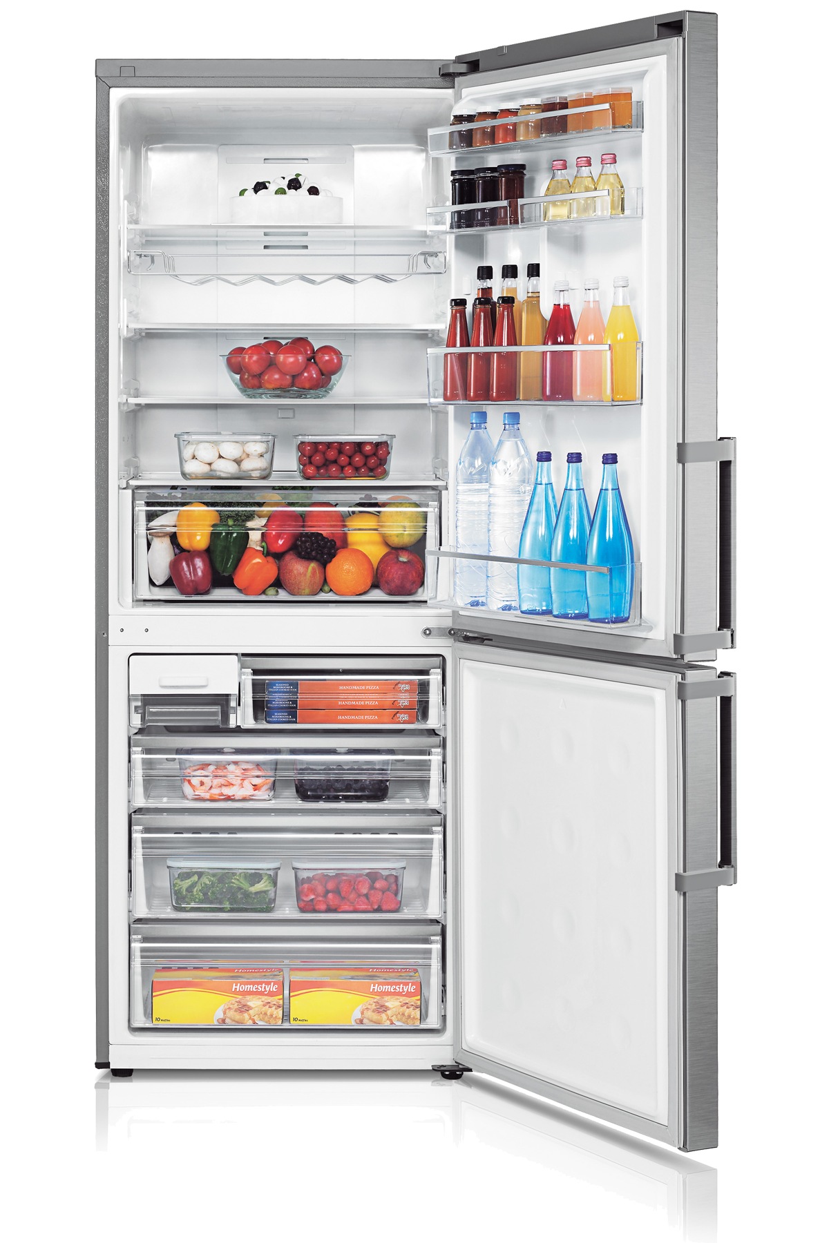 Front Angle Open Silver