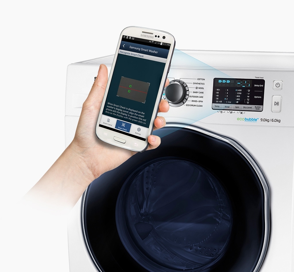 Стиральная машина samsung с сушкой wd5000j с ecobubble 7 кг wd70j5410aw ld