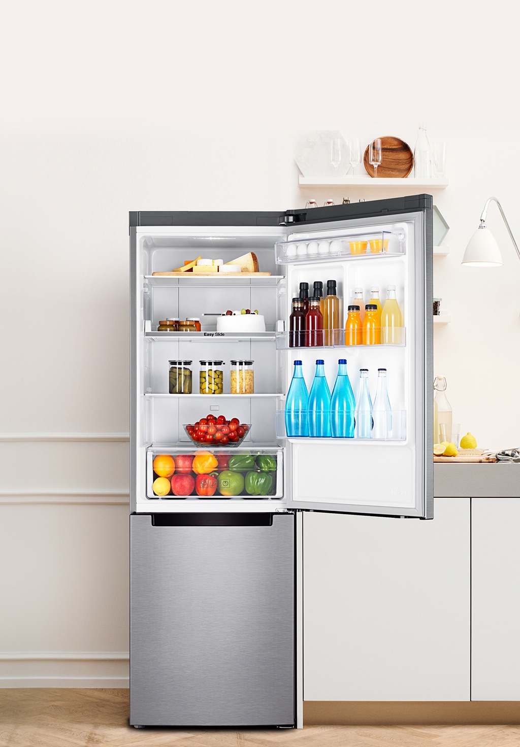 Kupit Rb3000 Holodilnik S Nizhnej Morozilnoj Kameroj S Tehnologiej Space Max 328 L Belyj Samsung Kazahstan