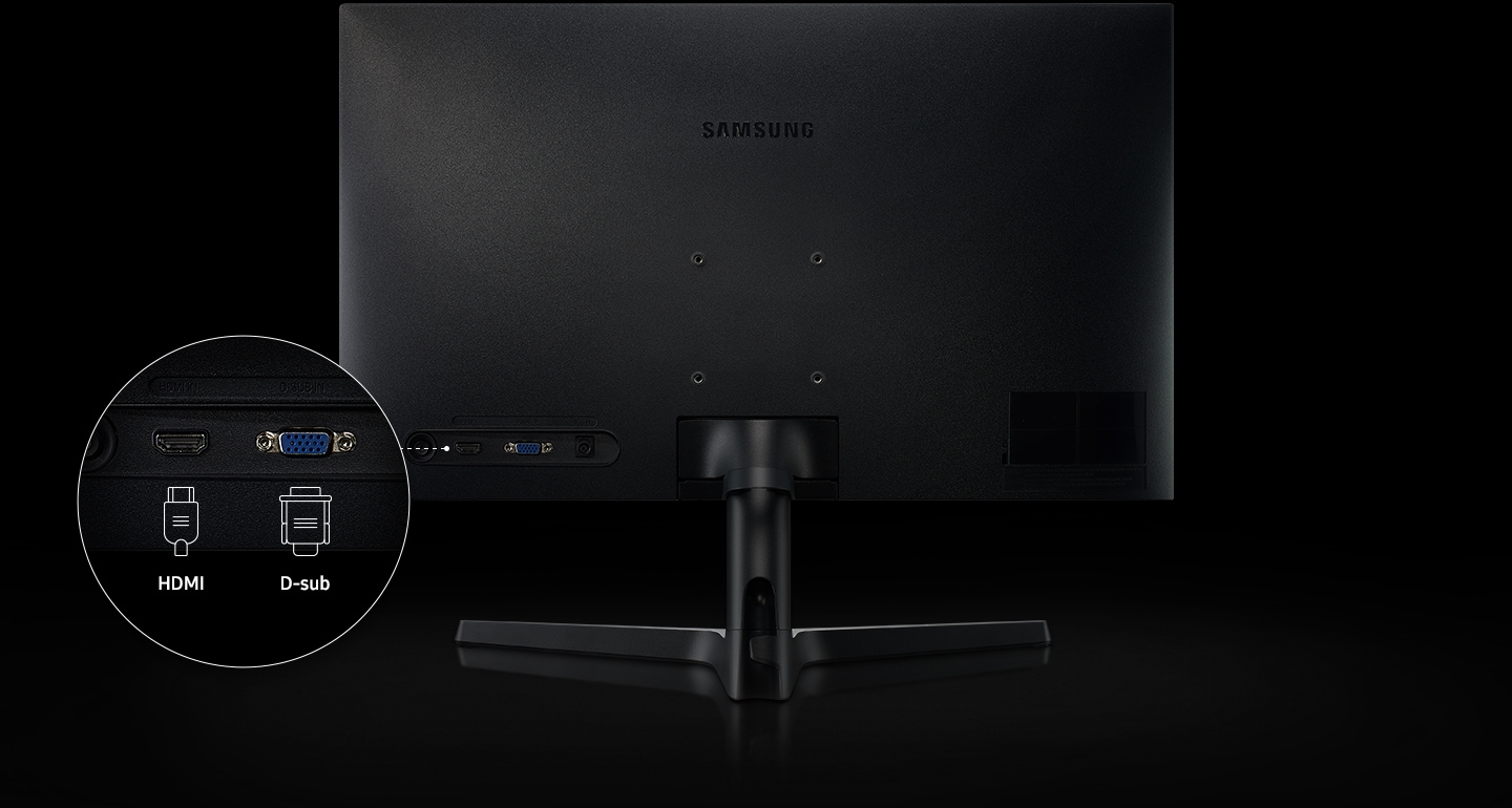 23.8" SAMSUNG IPS LED S24R358FZI ZeroFrame Blue (5ms, 1 - ATEHNO