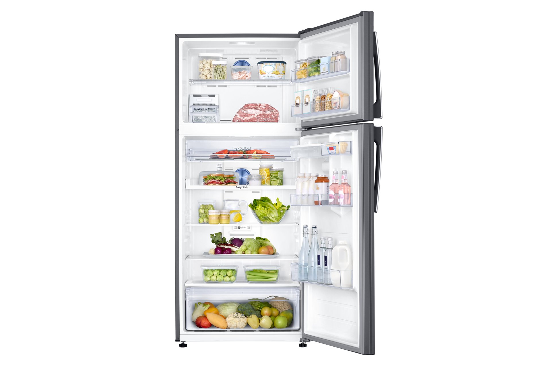 Front Open With Food Silver