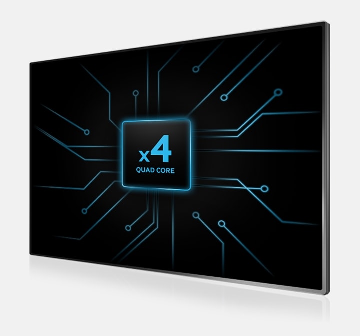 Potente procesador Quad Core para un rendimiento más rápido