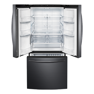 Front Door Open Black