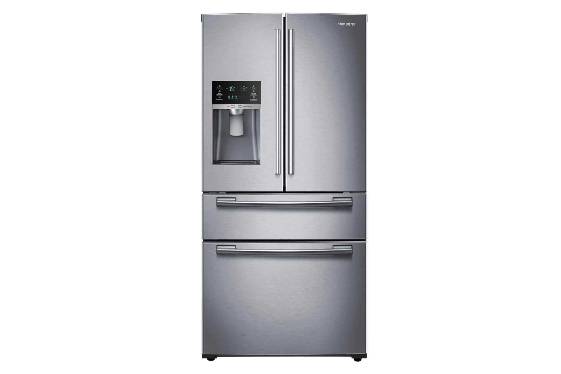 Réfrigérateur Samsung avec tiroir FlexZone et distributeur d'eau extérieur,  24,7 pi³, 33 po, inox RF25HMIDBSR/AA