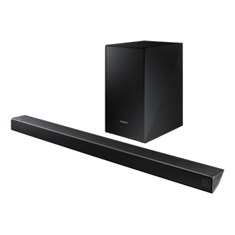 Samsung hwn450 320w 2.1 channel soundbar with wireless hot sale subwoofer