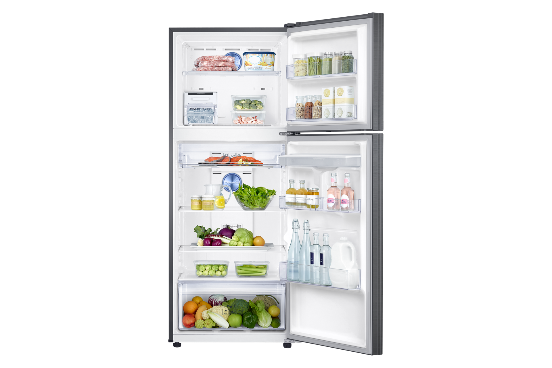 front-open-with-food black