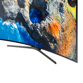 Samsung 6 Series UN55MU6500FXZA 55-Inch HDR Curved 4K LED 120Hz TV with  Motion Rate 120