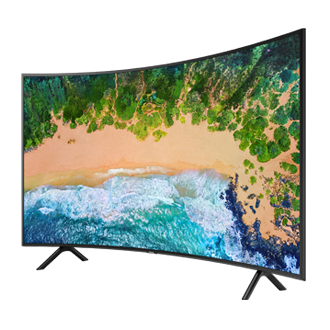 SAMSUNG 55 Class 4K Ultra HD (2160P) HDR Smart LED Curved TV UN55RU7300  (2019 Model) 