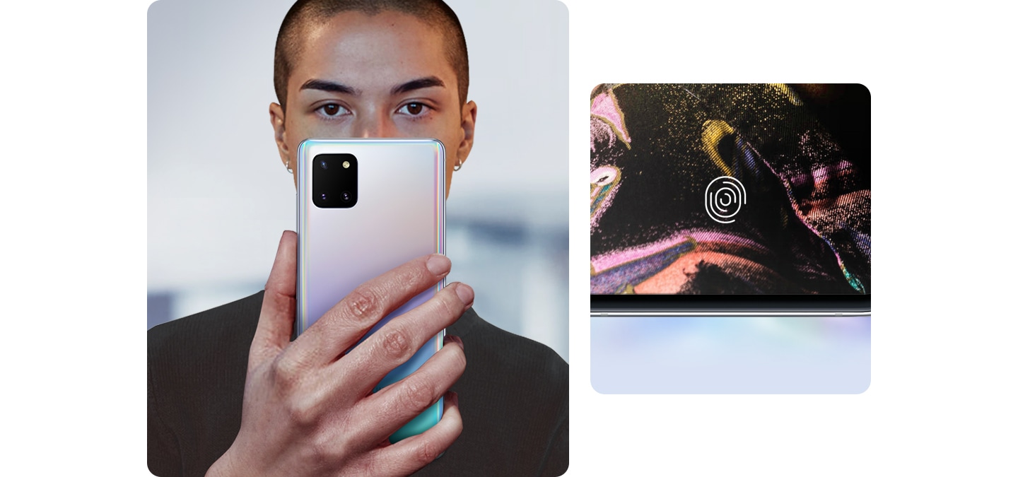 Samsung Galaxy Note10 Lite - Huella digital - Reconocimiento Facial