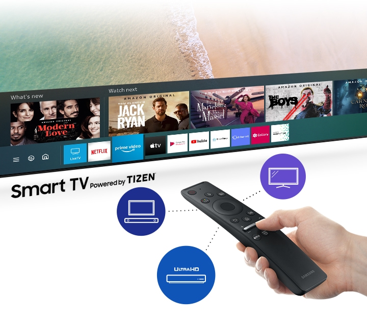 SAMSUNG Serie de 66 pulgadas de Crystal UHD TU9000 - 4K UHD HDR Smart TV  con Alexa incorporada (UN86TU9000FXZA, modelo 2020), negro