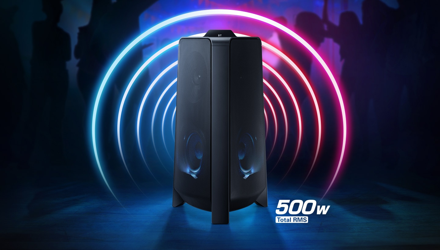 Torre de sonido Samsung MX-T50 Negra - Salida de 500 vatios