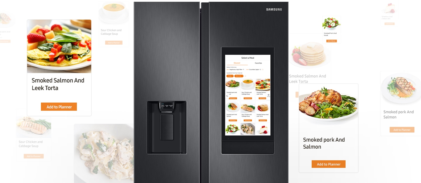 Refrigeradora Samsung SBS Negra RS27T5561B1 - Recetas inteligentes