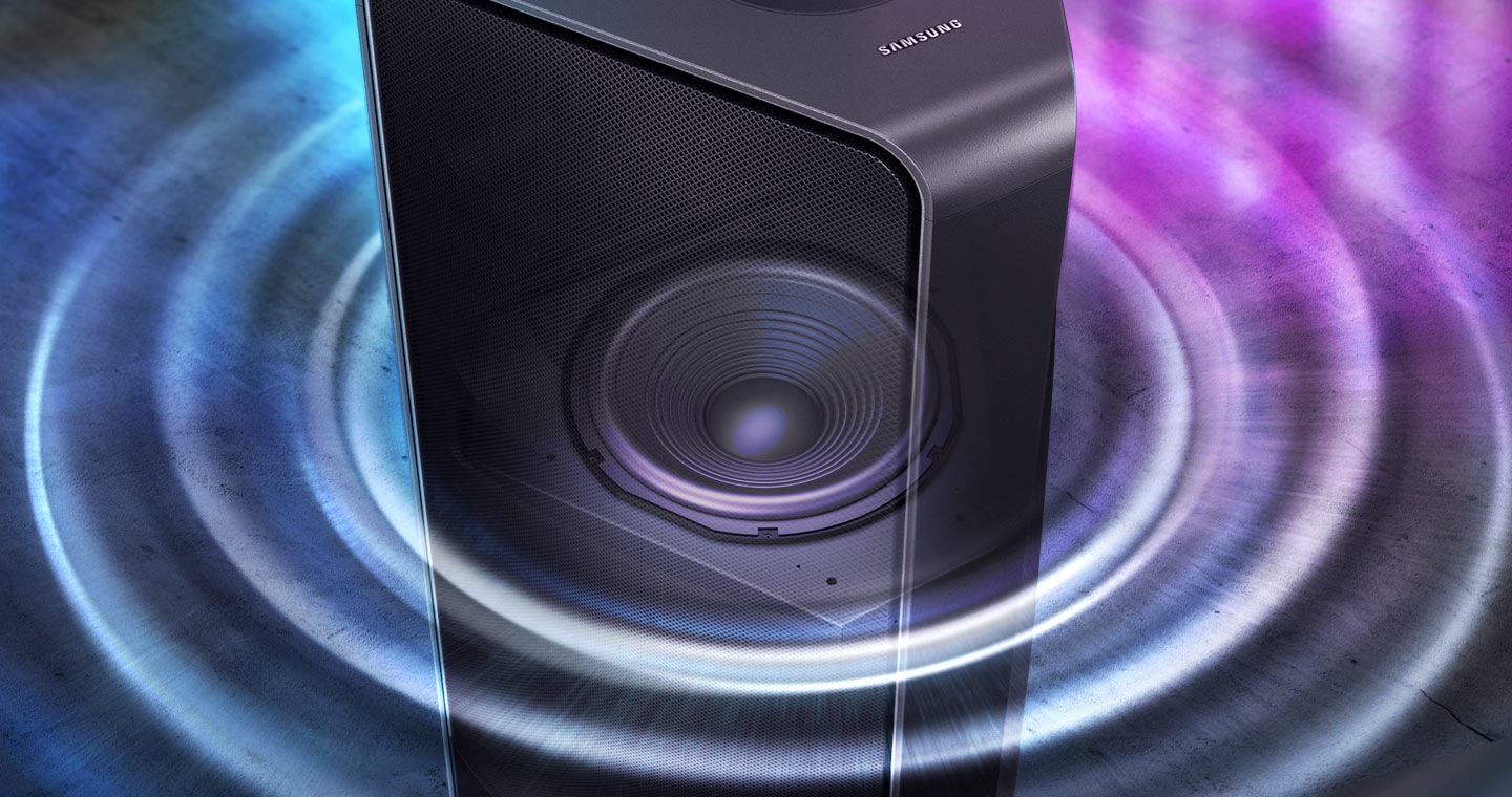 Torre de sonido Samsung MX-T70 Negra - Woofer integrado