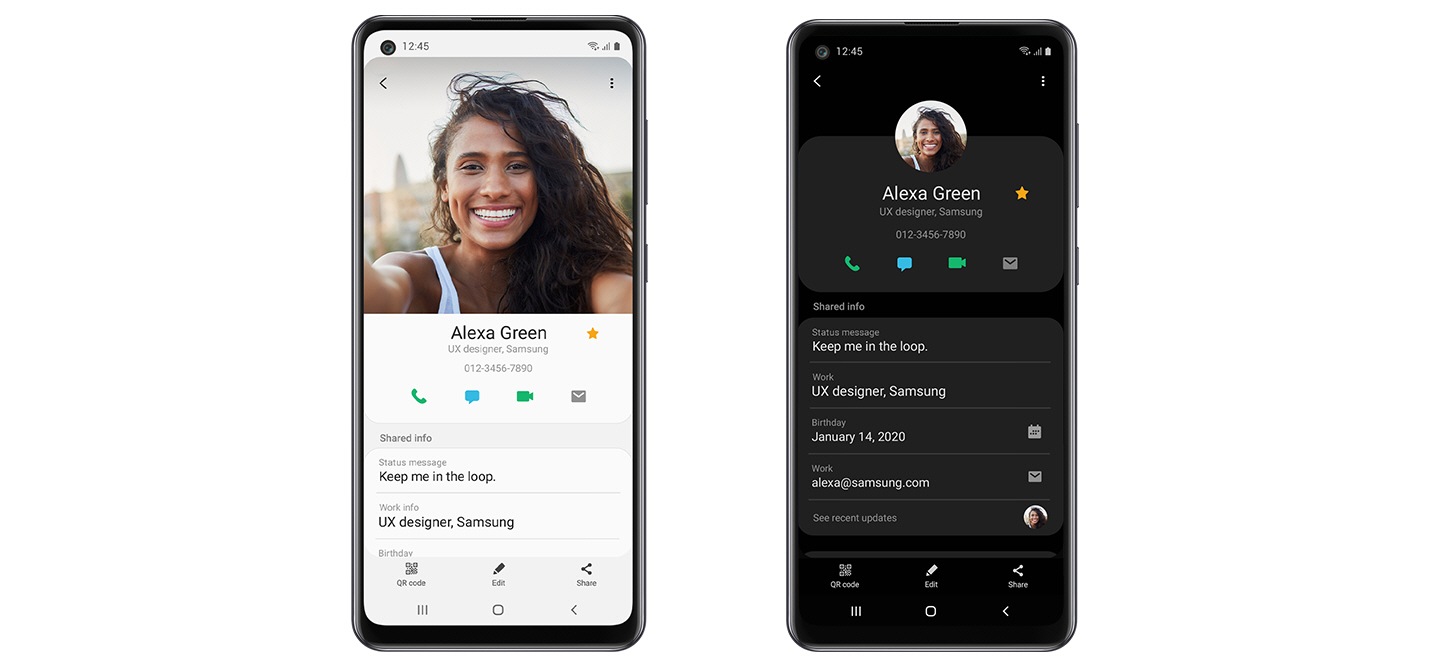 Diseñada para enfocar con One UI