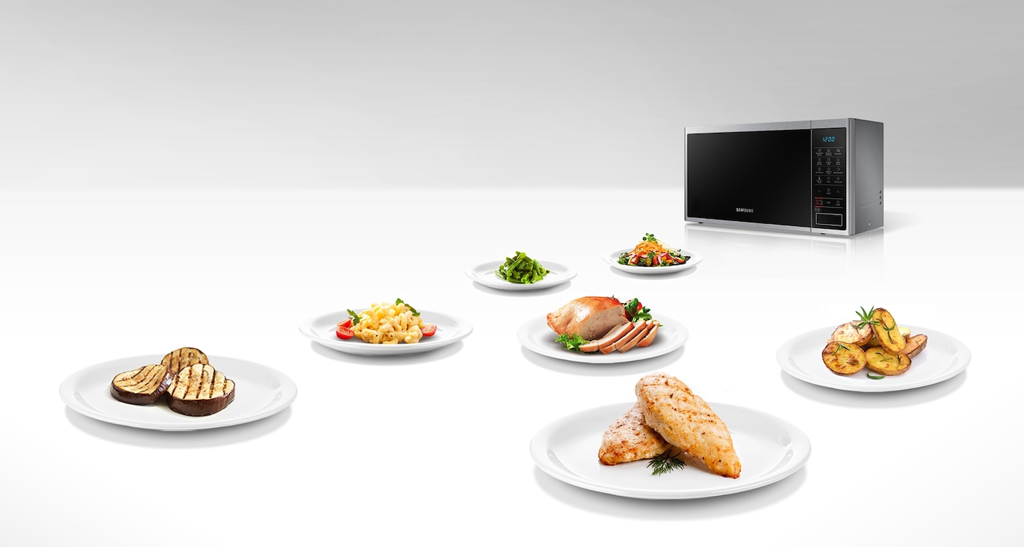 Microondas Samsung Gris MS32J5133AT/AP - Cocina saludable