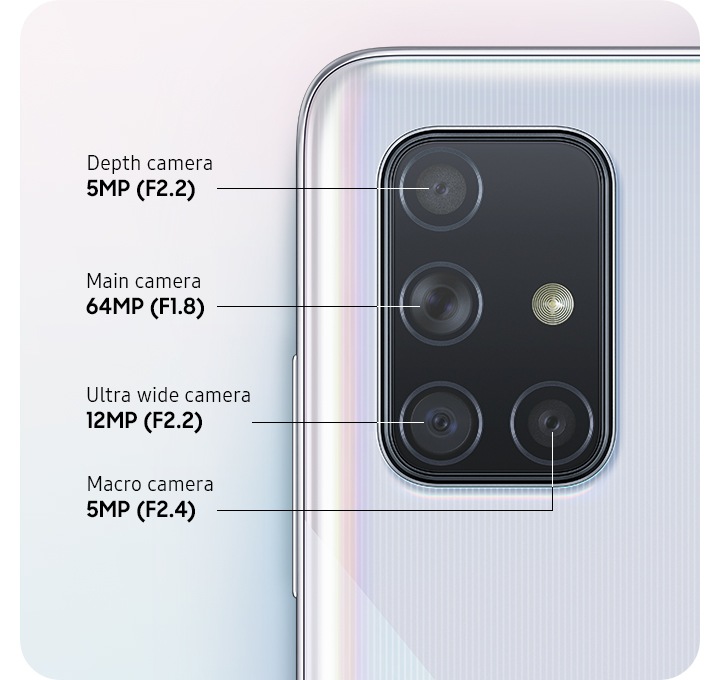 samsung a71 camera settings