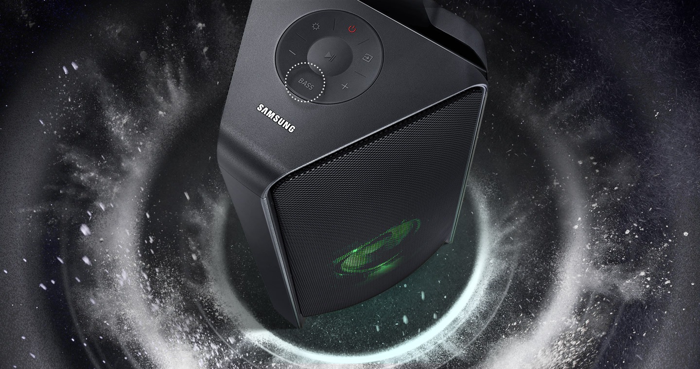 Torre de sonido Samsung MX-T40 Negra de 2 canales - Potenciador de bajos
