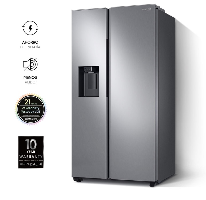 Samsung SBS RS22T5200S9 Refrigerator Gray - Save energy