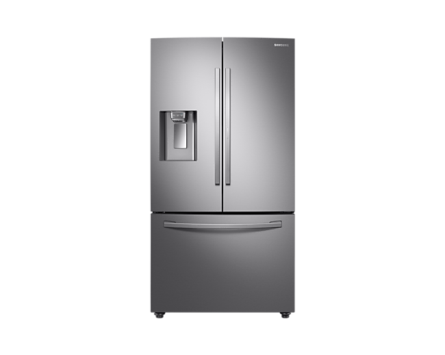 Refrigeradora Samsung Plata French Door RF28R6301SR - Diseño frontal