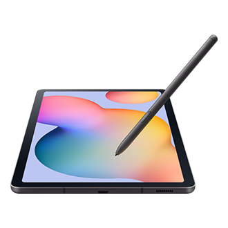 Galaxy Tab S6 Lite LTE - Vista inferior con S Pen - Samsung Empresas