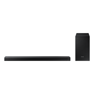Barra de sonido Samsung Negra HW-N450 2.1 canales - Diseño frontal
