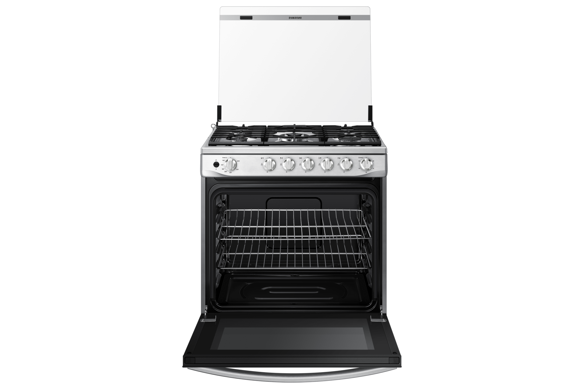 Estufa a Gas Samsung NX52T7322LS/AP Gris - Parte interior