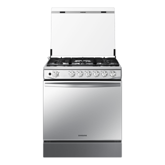 Estufa a Gas Samsung NX52T7322LS/AP Gris - Diseño frontal