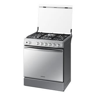 Estufa a Gas Samsung NX52T7322LS/AP Gris - Perfil derecho