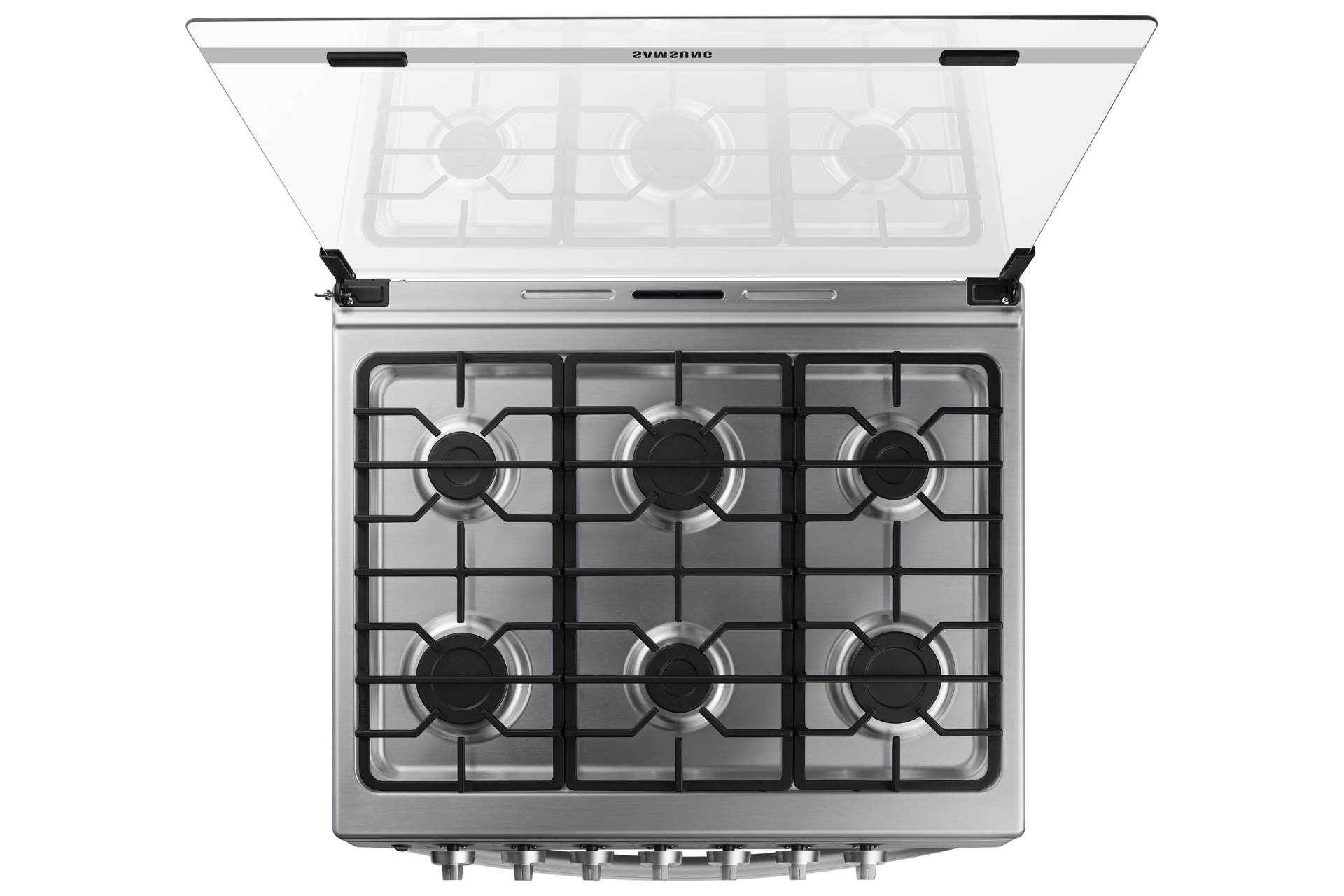 Estufa a Gas Samsung NX52T3310LV/AP Gris - Parte superior