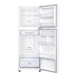 Refrigeradora Samsung Blanca Top Freezer RT29K500JWW abierta