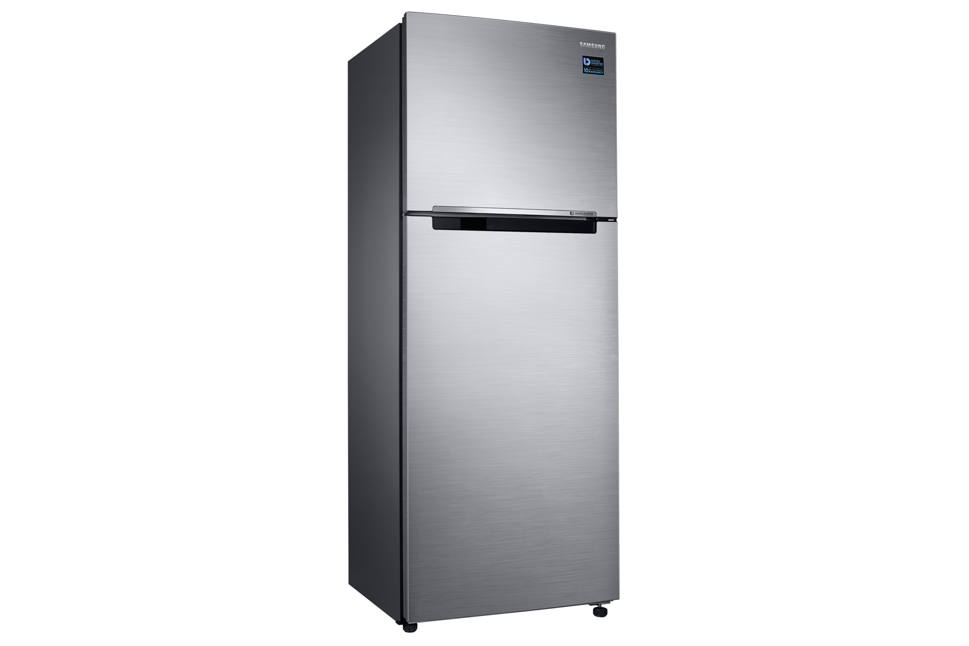 Refrigeradora Samsung Plata Top Freezer RT32K500JS8 - Diseño semi-perfilado izquierdo