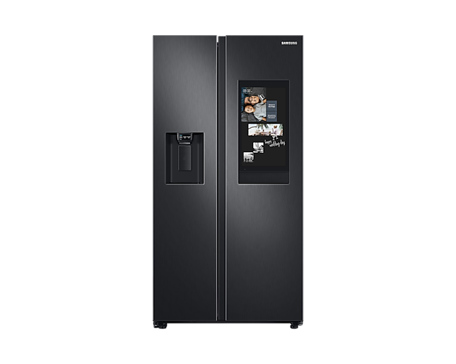 Refrigeradora Samsung SBS Negra RS27T5561B1 - Diseño frontal